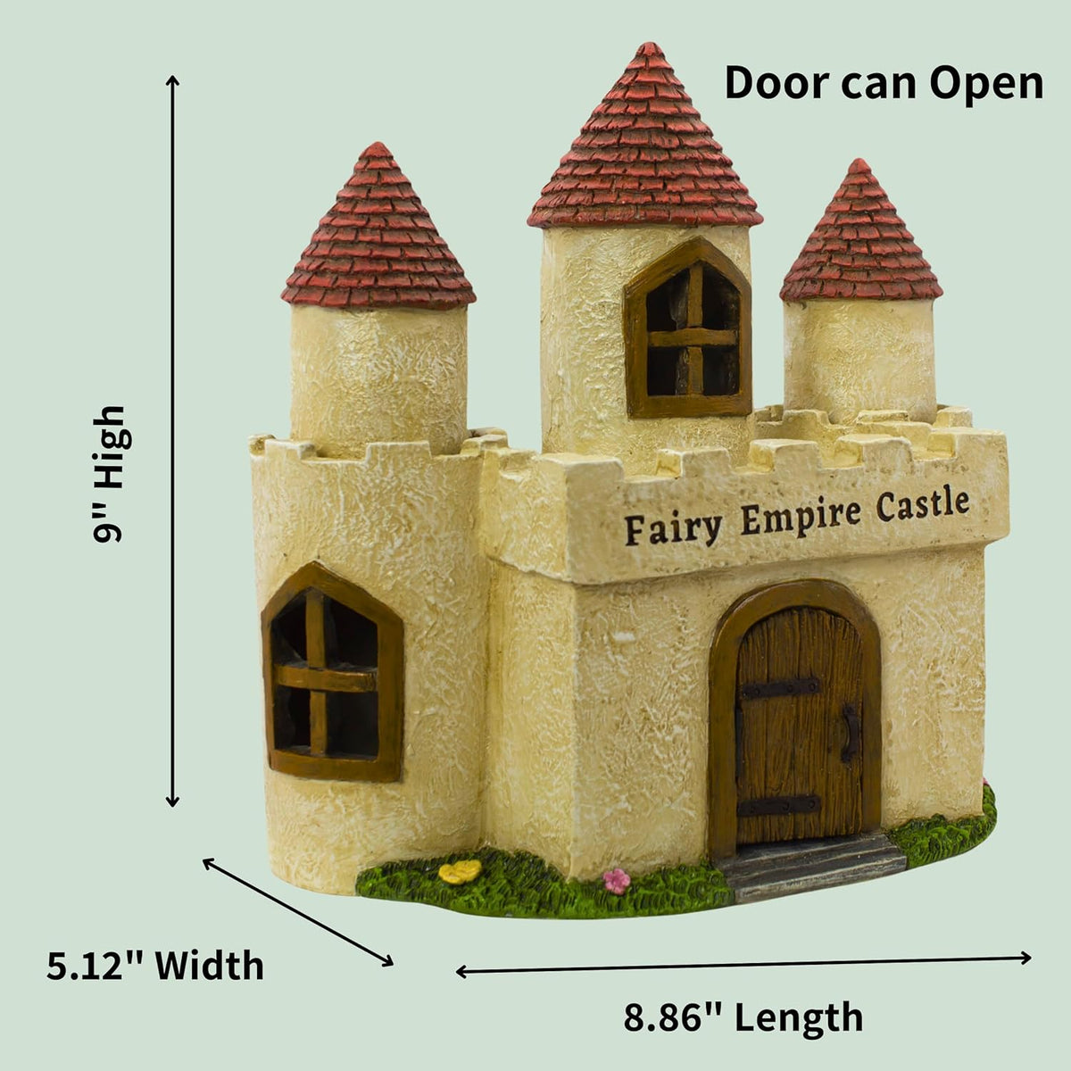 PRETMANNS Fairy House Kit - Fairy Garden Accessories for Outdoor Miniature Village Decor, with