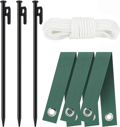 Heavy Duty Steel Tree Stake Kits Tree Stakes and Supports for Leaning Trees Tree Staking and