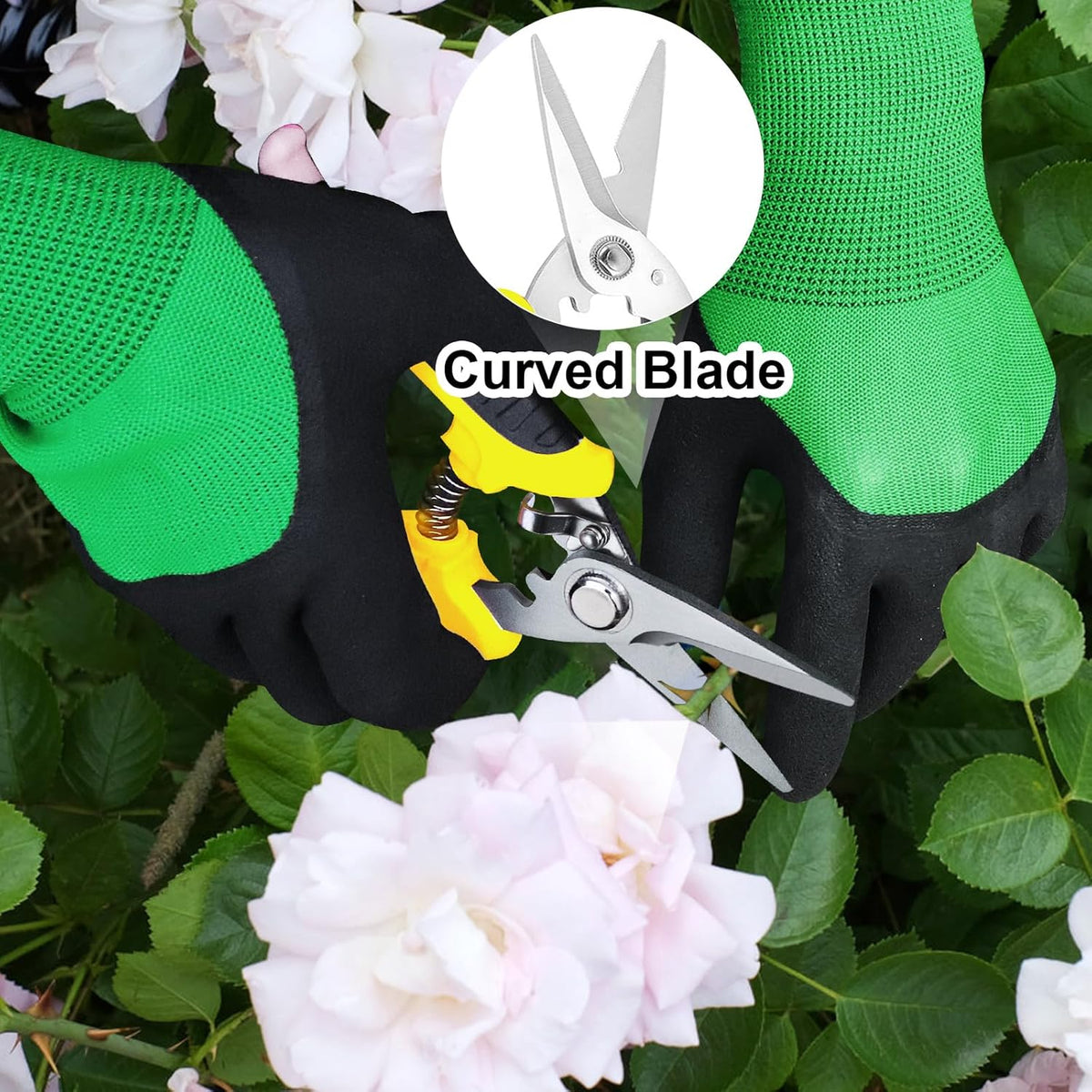 4 Pack Garden Shears Scissors,Pruning Shears, pruning shears for gardening Stainless Steel Blades
