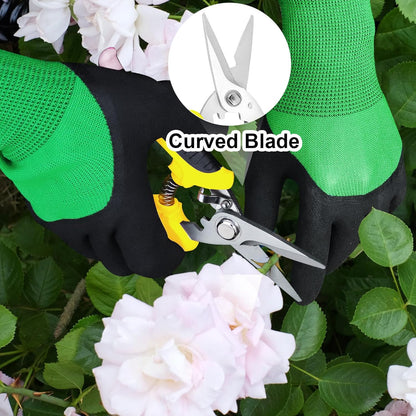 4 Pack Garden Shears Scissors,Pruning Shears, pruning shears for gardening Stainless Steel Blades