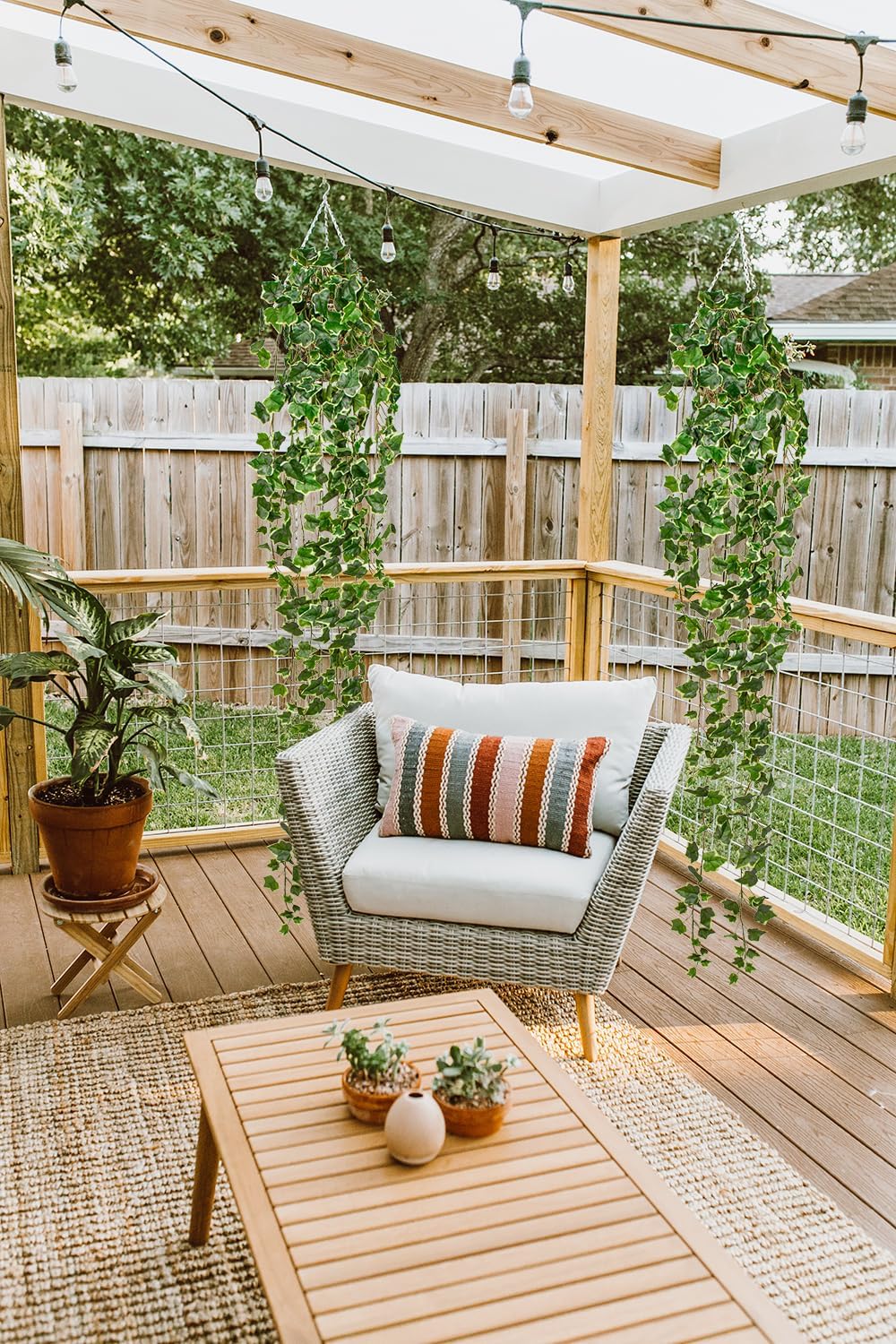 Hollyone Artificial Hanging Plants 6FT Fake Ivy Vine Faux Ivy Leaves Hanging Plant Greenery for