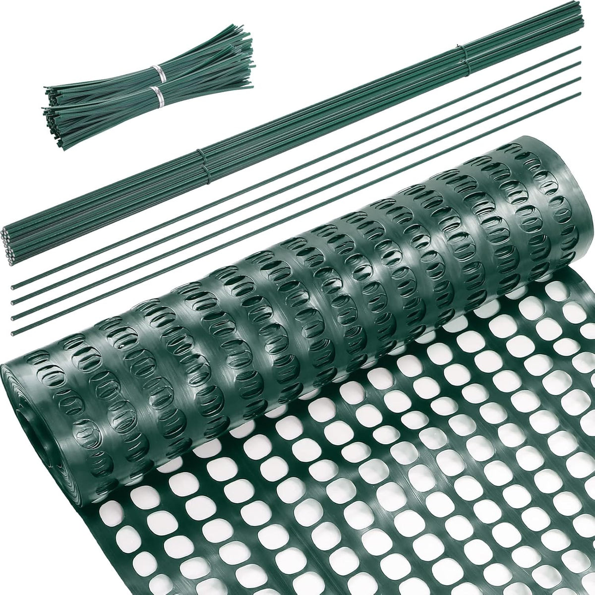 Plastic Garden Fencing Roll Safety Construction Barrier Outdoor Snow Mesh Fence Garden Netting, 1.2