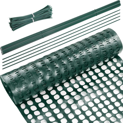 Plastic Garden Fencing Roll Safety Construction Barrier Outdoor Snow Mesh Fence Garden Netting, 1.2