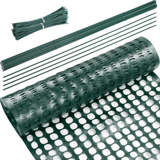 Plastic Garden Fencing Roll Safety Construction Barrier Outdoor Snow Mesh Fence Garden Netting, 1.2