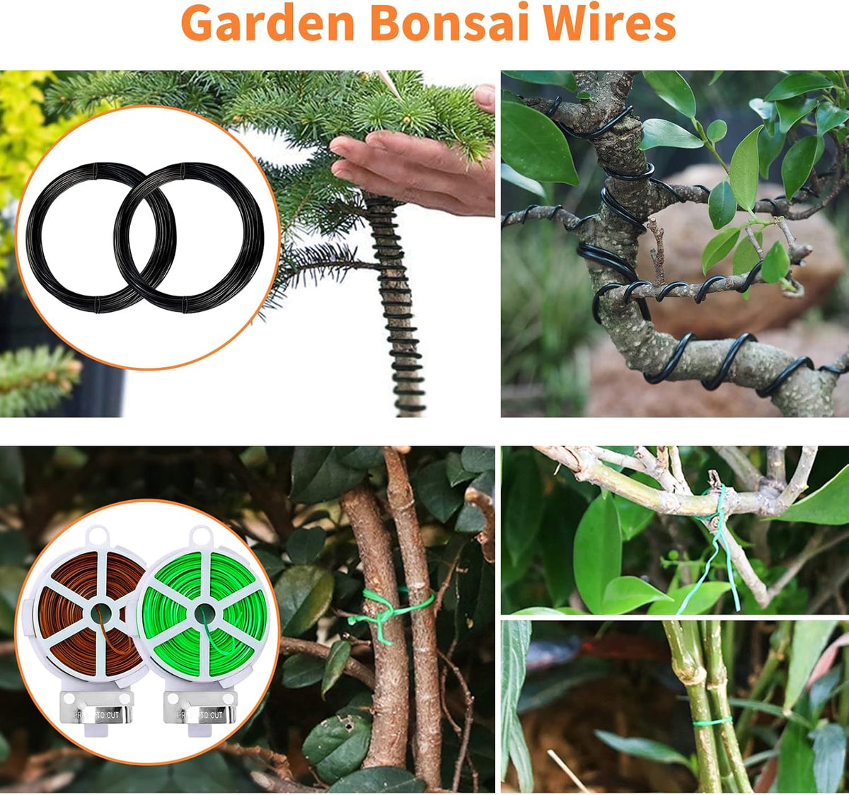 Bonsai Tools Set, 20 Pcs Gardening Succulent Tree Indoor Beginner Tool Kit, Include 262 Feet Bonsai