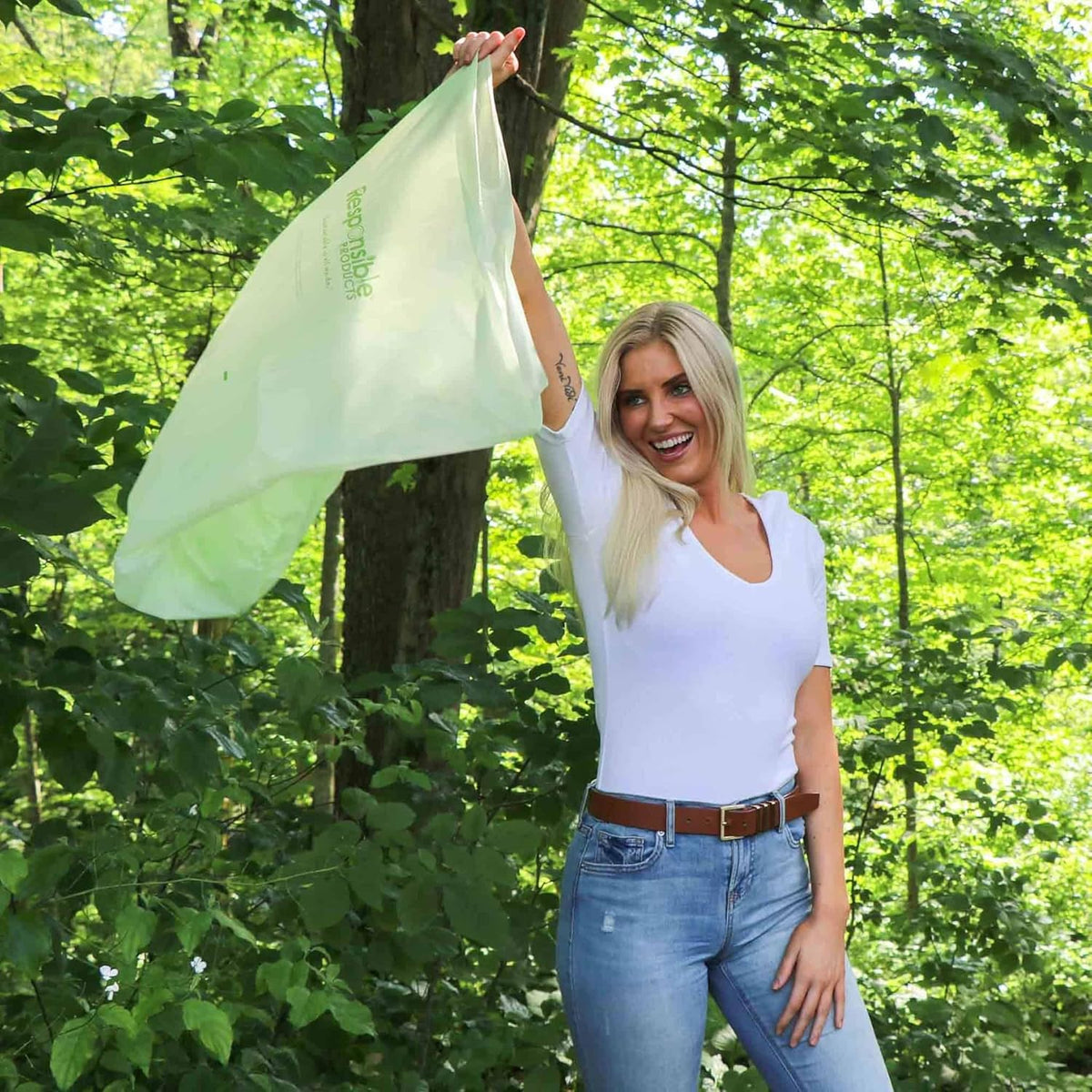 Responsible Products Kitchen Bin Liners, Certified Compostable, Heavy Duty Multipurpose Food Scrap