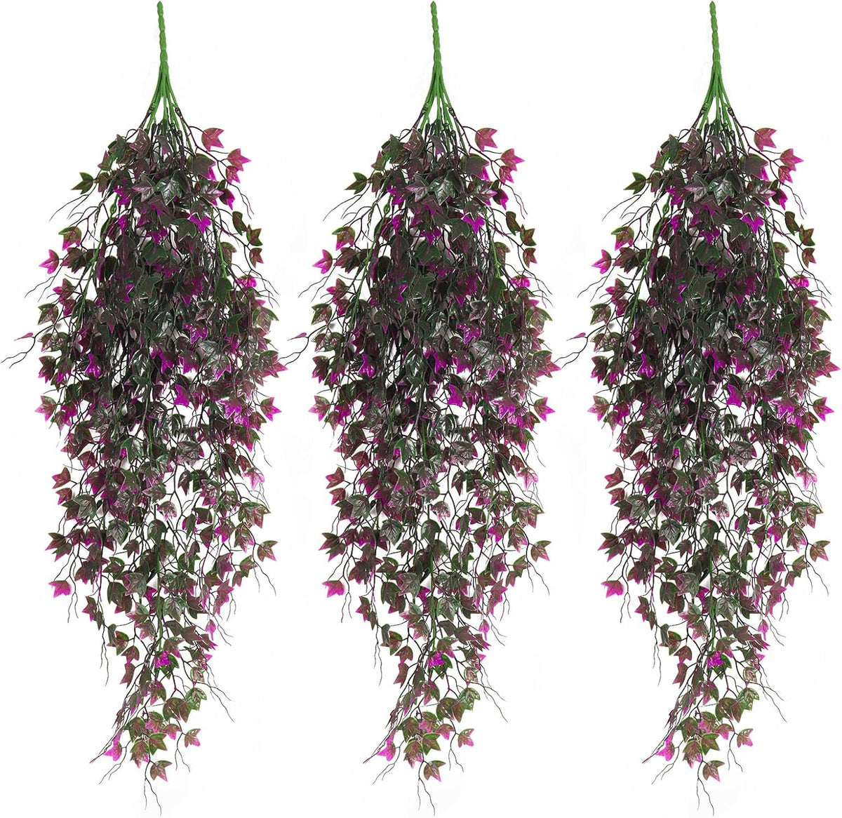 RECUTMS Artificial Hanging Plants Fake Ivy Plant Faux Plants Hanging UV Resistant Artificial Plants