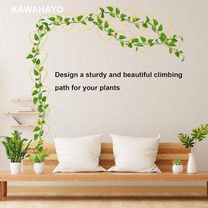20 Pcs Chain Trellis for Climbing Plants Indoor Outdoor, Plant Trellis, Garden Plant Wall Trellis