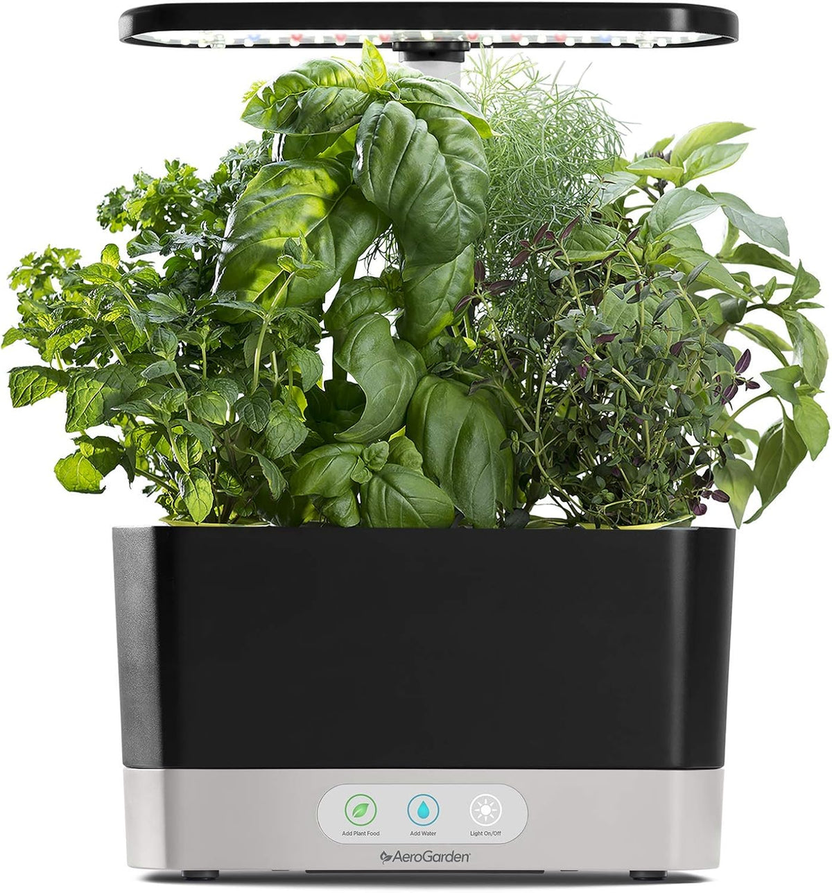 AeroGarden Harvest Indoor Garden Hydroponic System with LED Grow Light and Herb Kit, Holds up to 6