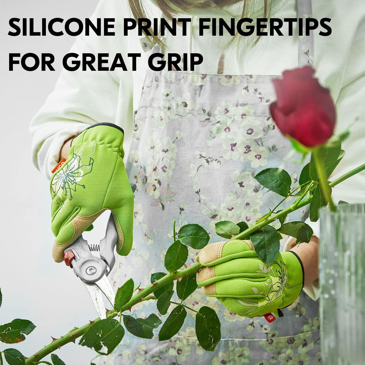 Vgo... Gardening Gloves for Women,Puncture-proof,Thornproof,Safety Work Gloves for