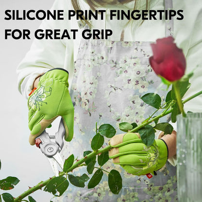 Vgo... Gardening Gloves for Women,Puncture-proof,Thornproof,Safety Work Gloves for