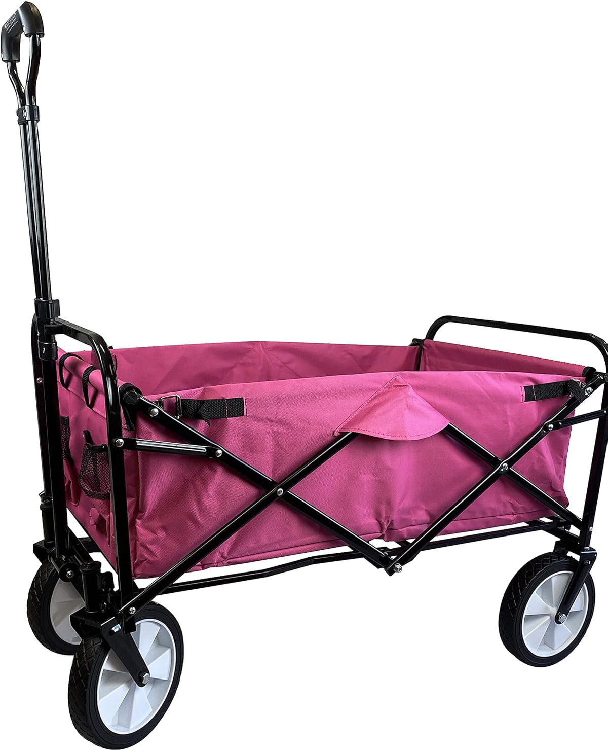 Meda 40876 | Collapsible Folding Outdoor Utility Wagon Cart (Pink)