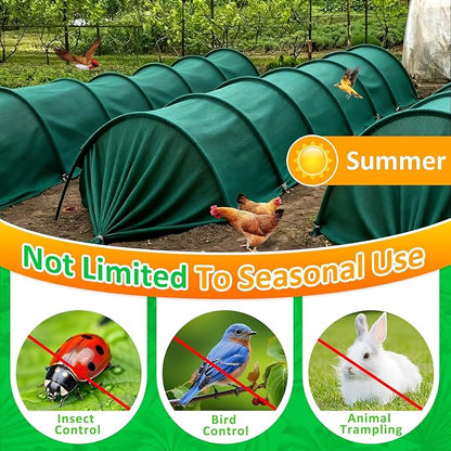 Green Plant Covers Freeze Protection, 10 x 30 ft - 1.5 oz/yd² Frost Cloths for Outdoor Plants, Tree