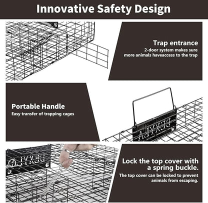 Squirrel Trap,Humane Catch and Release,Can Catch Multiple Squirrels or Chipmunks at Once