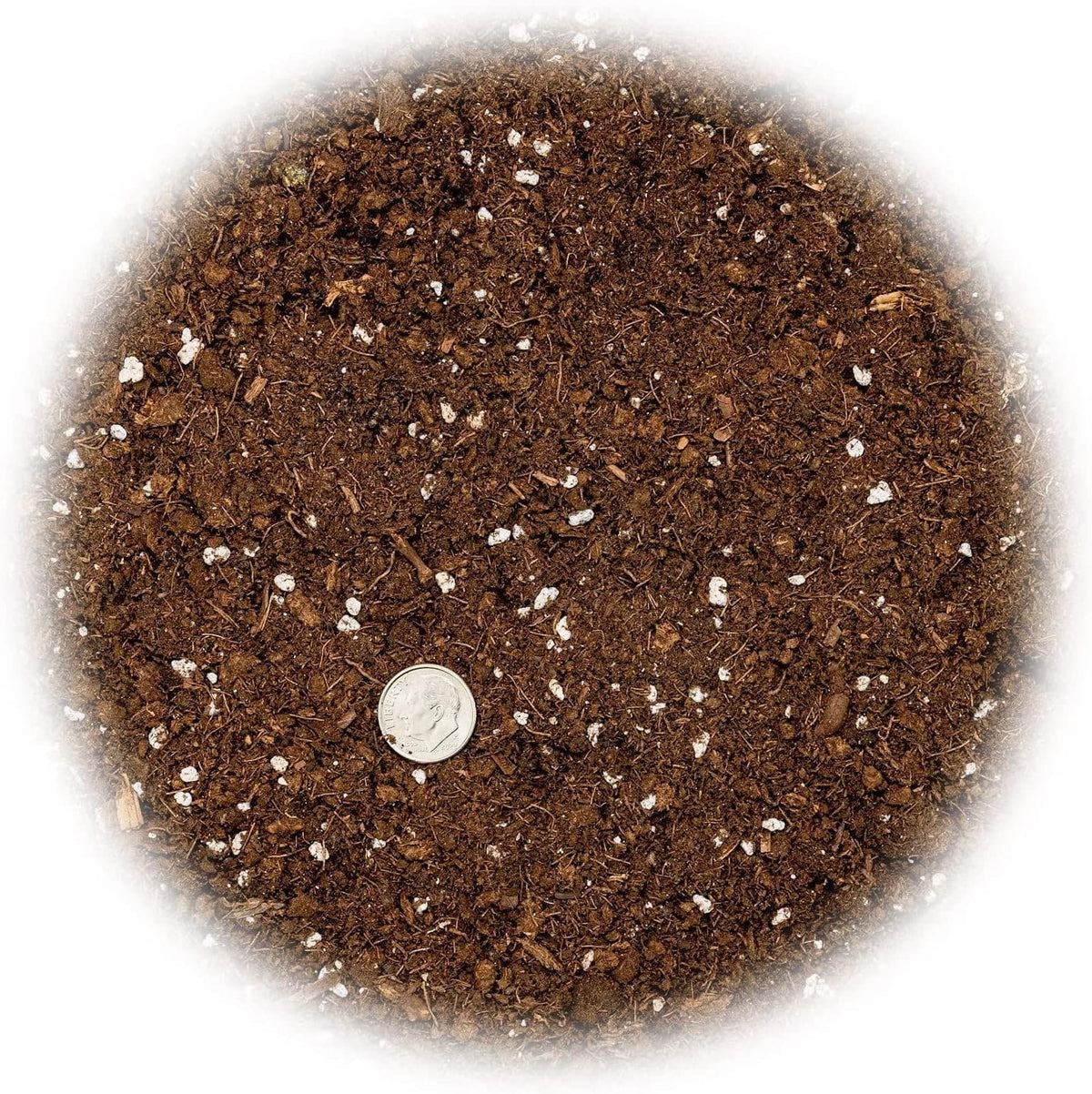 GARDENERA Premium Bamboo Potting Soil Mix - (4 Quart Bag)