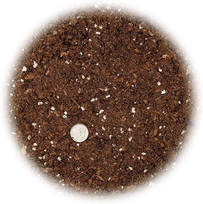 GARDENERA Premium Bamboo Potting Soil Mix - (4 Quart Bag)