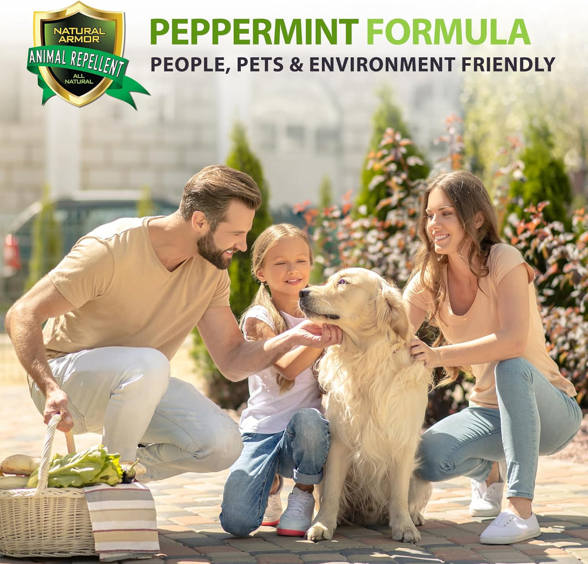 Natural Armor Animal & Rodent Repellent Spray. Repels Skunks, Raccoons, Rats, Mice, Deer Rodents &