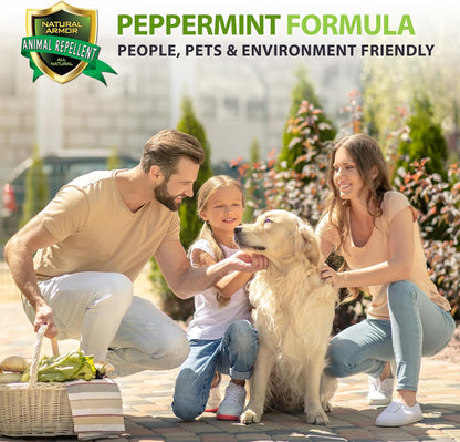 Natural Armor Animal & Rodent Repellent Spray. Repels Skunks, Raccoons, Rats, Mice, Deer Rodents &