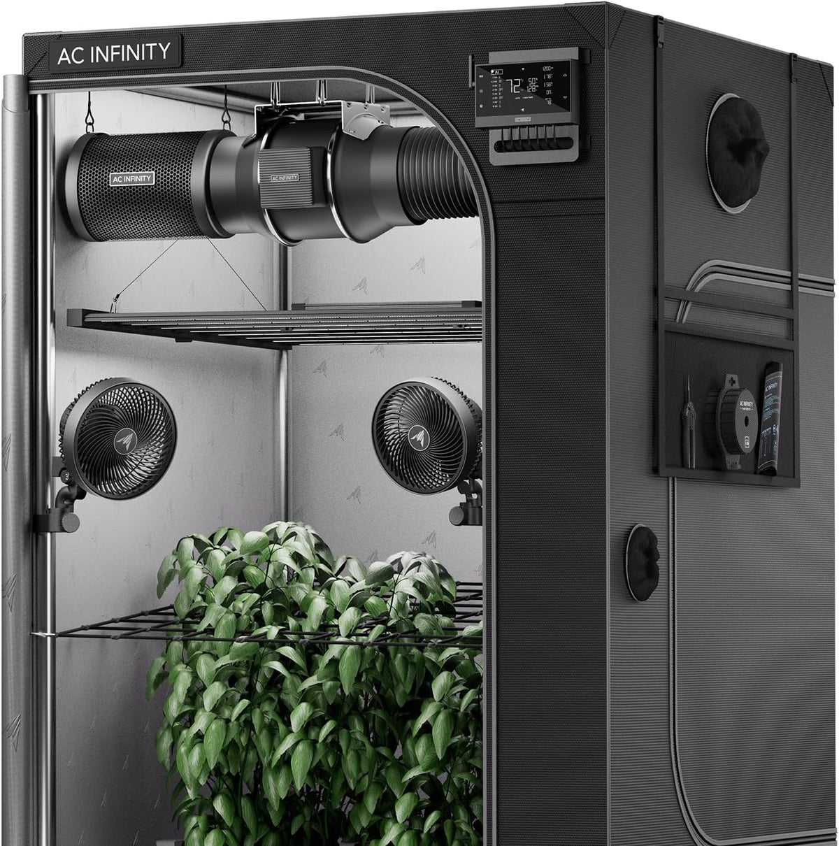 AC Infinity AI Grow System PRO 4x4, 4-Plant Kit w/WiFi App, Includes Dynamic Self Learning AI