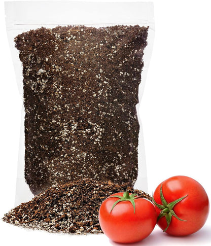 GARDENERA Organic Potting Soil for Tomato Plants - 2 Quart - Hand-Mixed with Natural Ingredients