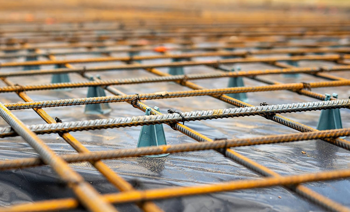 Sandbaggy Rebar Plastic Chair | Fits Rebar #3 to #5 | Heavy Duty Construction- Preferred Choice for