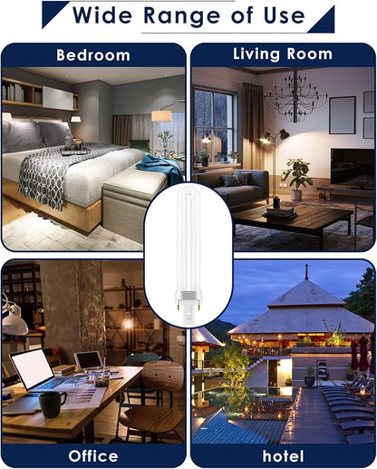 9W Bulbs 21050 Replacement Compatible with DynaTrap Models DT3009, DT3019 and DT3039, U Shape