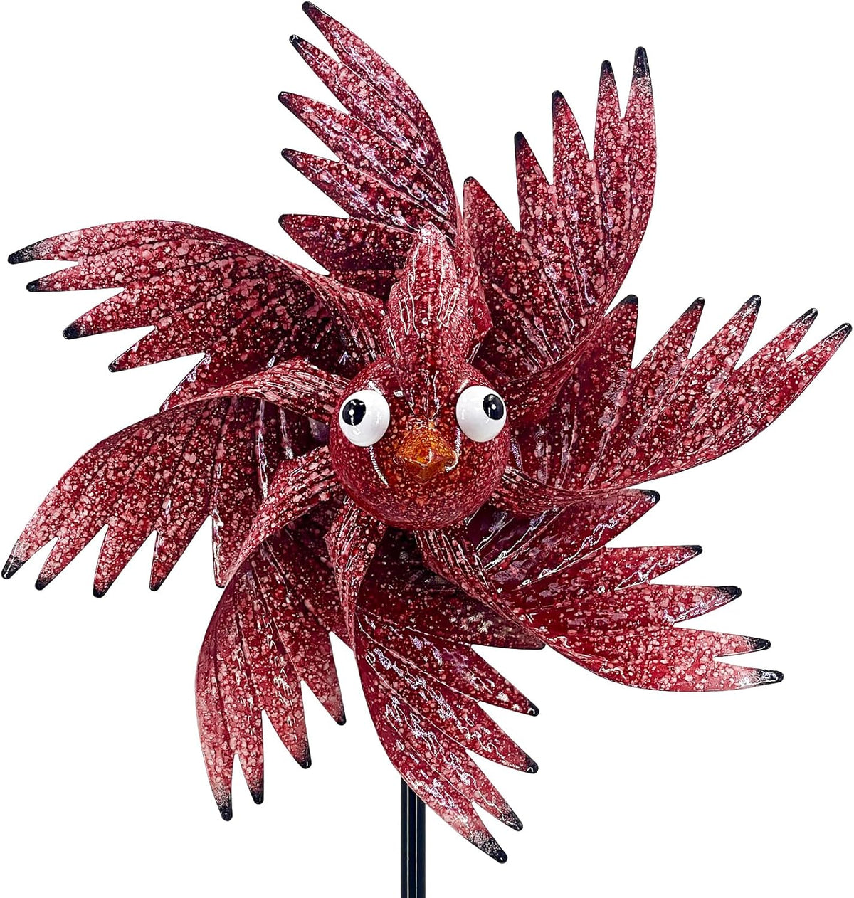 Wind Spinner Outdoor Metal Bird Decor Wind Spinner for Yard Lawn & Garden Decoration, 42 Inch