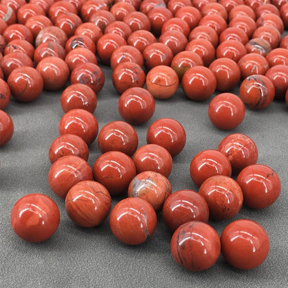 5-6CM/1.97-2.36inch Magical Natural Red Jasper Stone Ball Quartz Crystal Mineral Reiki Treatment