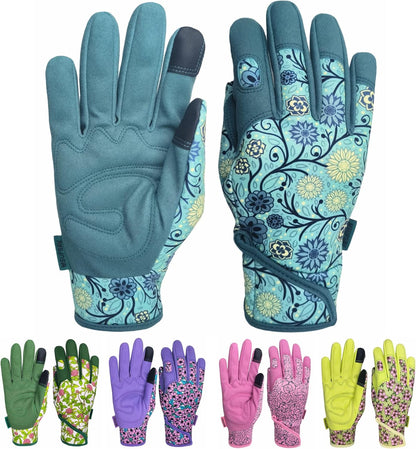 Thorn Proof&Puncture Resistant Gardening Gloves with Grip,Garden Gloves for Women, Leather Work
