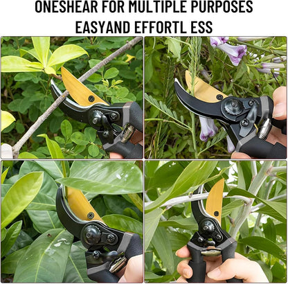 Pruning Shears for Gardening,Garden Shears,Garden Clippers,Gardening Shears,SK5 Steel Hand