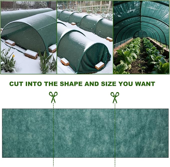 Plant Covers Freeze Protection 10 x 30 FT 1.2oz/yd² Frost Cloth Blankets for Outdoor Plants in