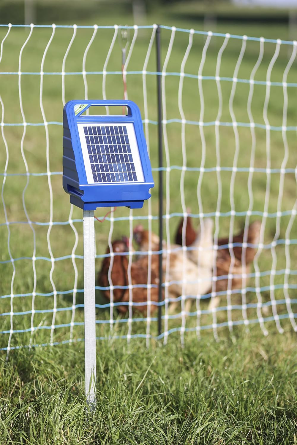 Starkline 42" x 164' Standard Electric Poultry Netting Solar Kit | All-in-One Electric Fence Kit
