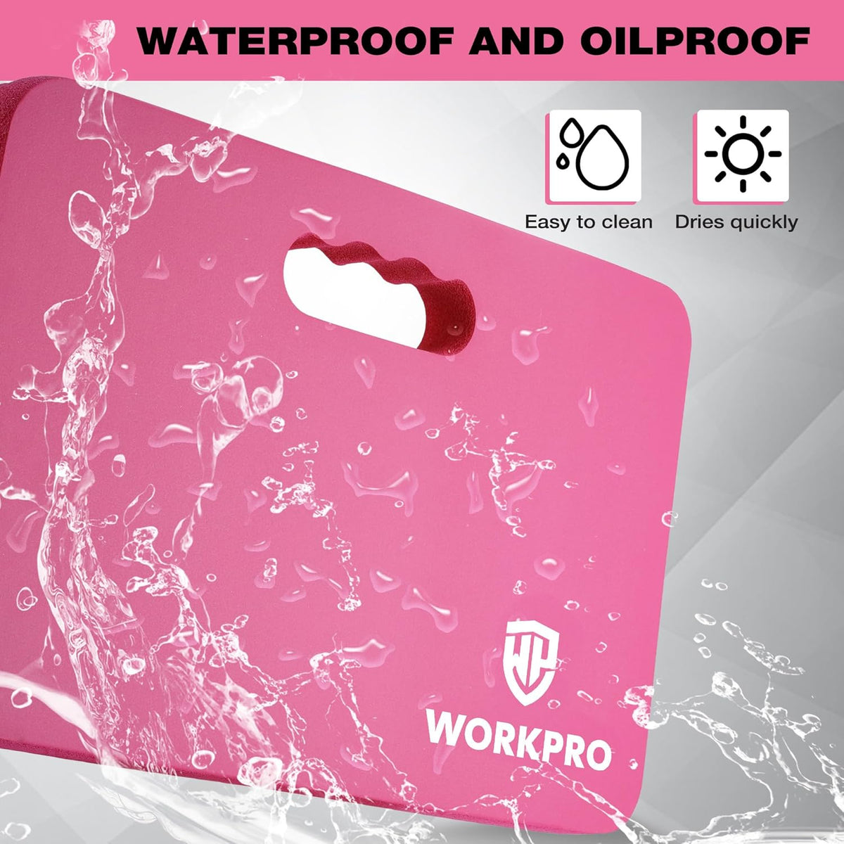 WORKPRO Extra Thick Kneeling Pad, Soft Foam Cushioning for Knee, Large Foam Kneeler Mat for