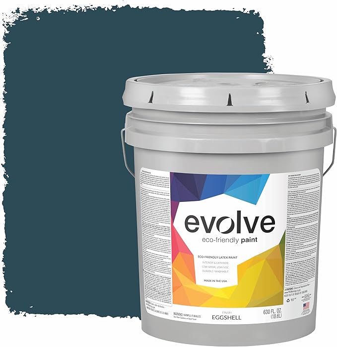 EVOLVE Paint & Primer: Environment-friendly, Eggshell with One-coat Coverage for Interior &