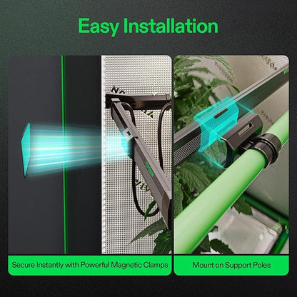 VIVOSUN Lumaray LED Grow Light Bars 16”(4-Bar), Full Spectrum Side Lighting with 60% Red Light up