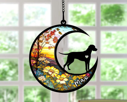 Personalized Dog Memorial, Custom Name Dalmatian Dog Christmas Ornament with Name, Custom Breeds