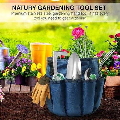 Garden Tools Set – Premium Stainless Steel Gardening Hand Tools with Solid Beechwood Handle