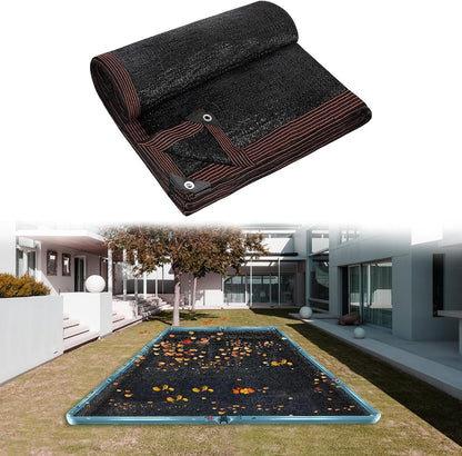 18 x 36 Ft Pool Leaf Net Cover- Thicken Rectangle Leaf Netting for Inground and Above Ground