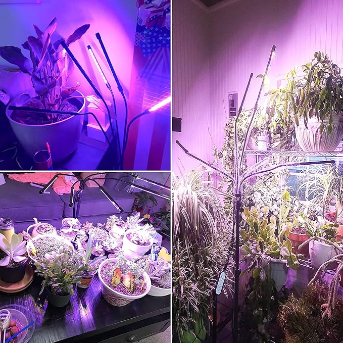 Wolezek Grow Lights for Indoor Plants, 100 LEDs Full Spectrum Plant Lights for Indoor Growing with