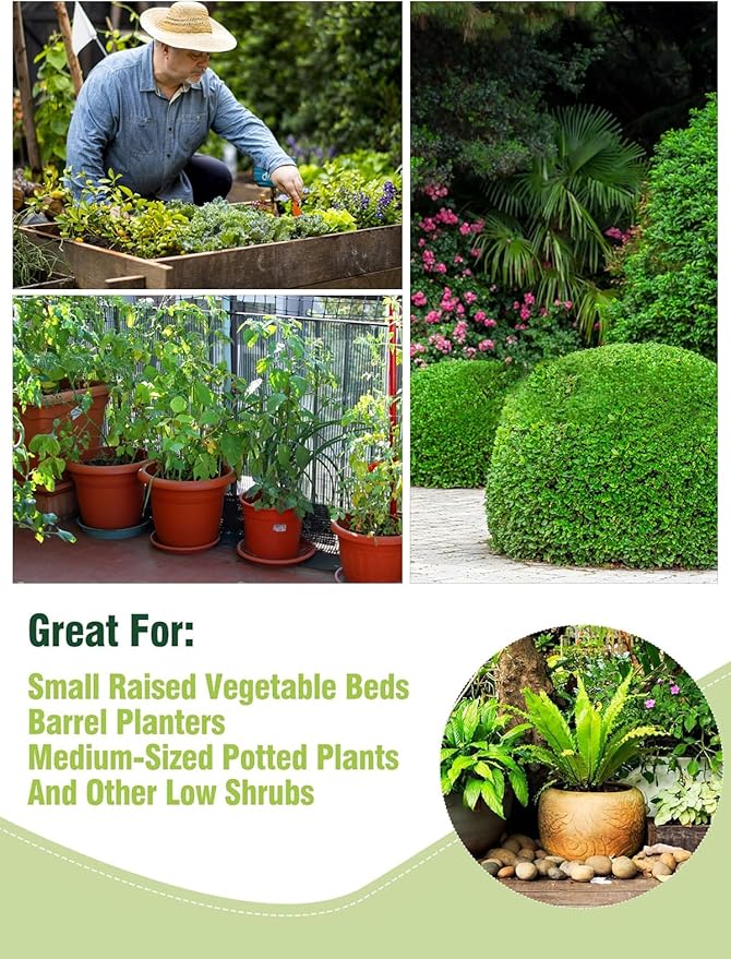 ANPHSIN 6 pcs Plant Covers Freeze Protection - 19.6in x 39.3in Winter Shrub Plant Protection Bags