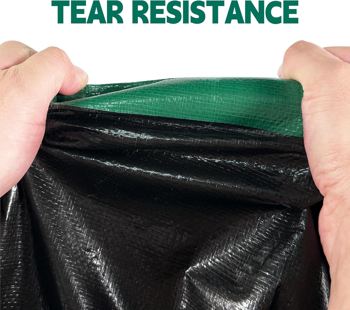 Tarp 6x8 ft Heavy Duty 100% Waterproof 10mil,UV Resistant,Durable Grommets and Reinforced Edges