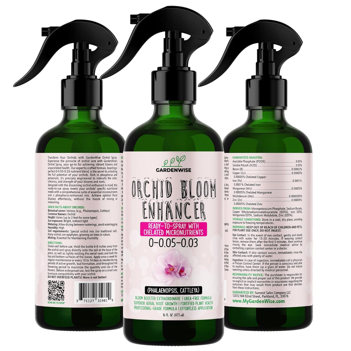 Orchid Food Bloom Booster Fertilizer - Bloom Orchids Fertilizer – Phosphorus and Potassium Formula