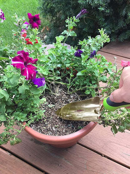 Garden Guru Titanium Transplanter Trowel Shovel - Rust Resistant - Ergonomic Handle - Perfect Hand