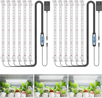 Wiaxulay Grow Light, 360 LEDs Full Spectrum Plant Light for Indoor Plants, 6 Bars/16 in Grow Light