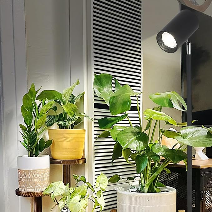 HMVPL 40W Grow Lights Stand for Indoor Plants Full Spectrum, Standing Plant Light for Indoor