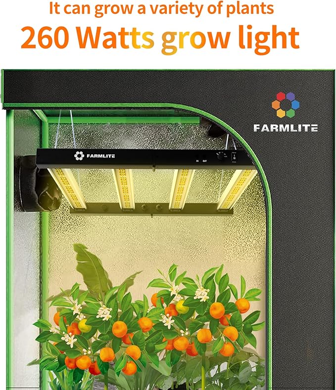 FARMLITE Grow Light LED Grow Lights for Indoor Plants Full Spectrum Growing Light Plant Hanging