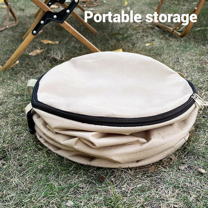 Zunate Collapsible Lawn and Leaf Bag, 24 Gallon Collapsible Trash Can, Reusable Outdoor Yard Waste