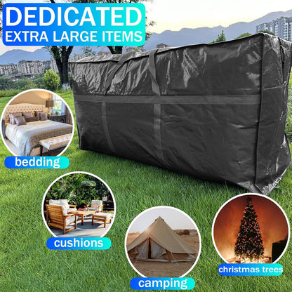 66 Gallon Extra Large Storage Bags, Huge Moving Bags Heavy Duty with Zipper and Stronger Handles