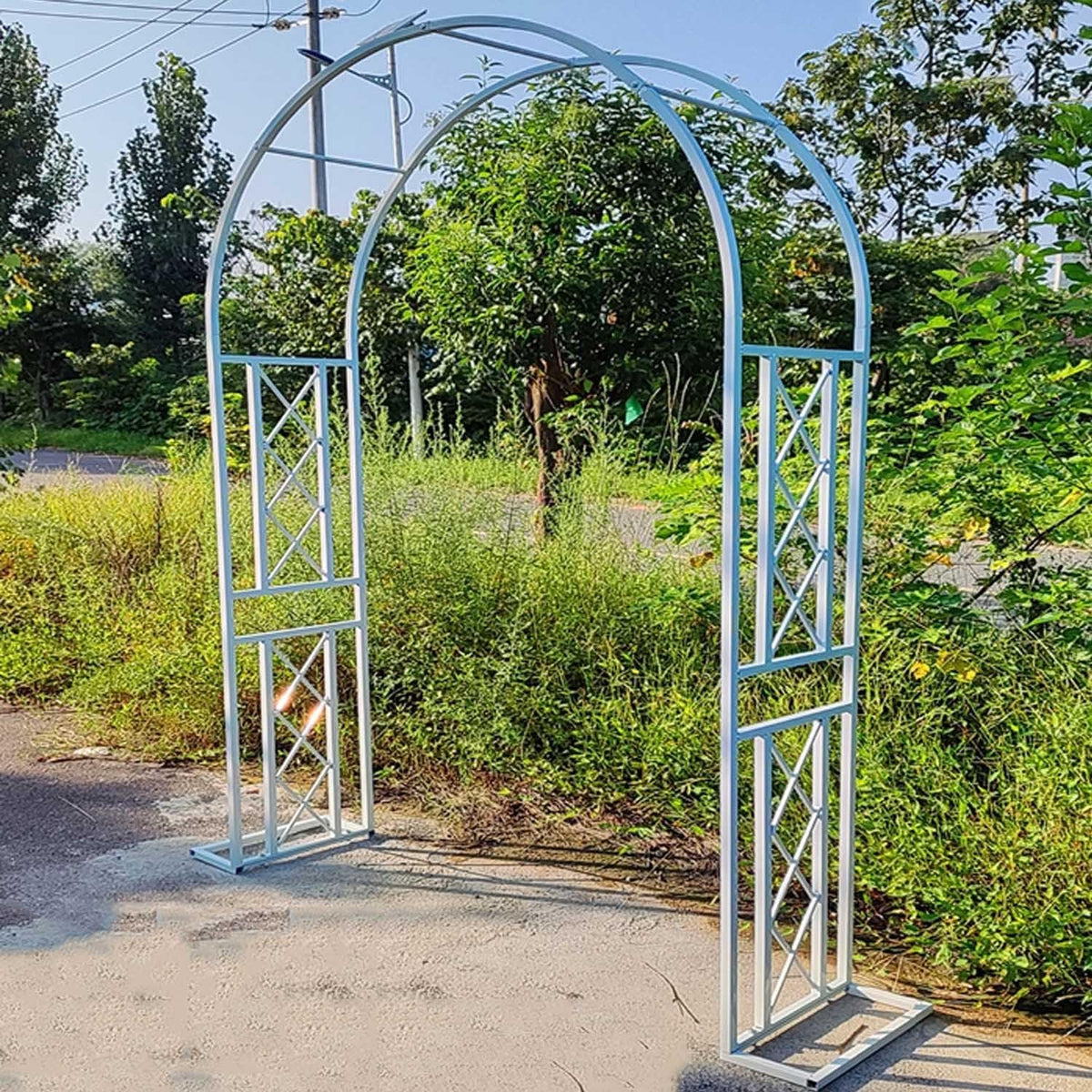 Garden Arbor, Metal Wedding Arch for Ceremony Party, Garden Trellis for Climbing Plants Outdoor