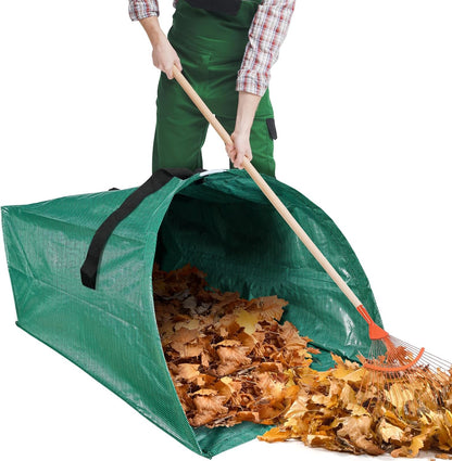 60 Gallon Leaf Collector,Collapsible Lawn & Leaf Bag,Heavy Leaves Pick up Tool Reusable Yard Waste
